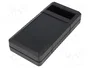 BOPLA Carcasa para dispositivo con display BOS 501B Negra