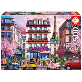 Educa Puzzle Distrito De Compras De Paris 500 piezas