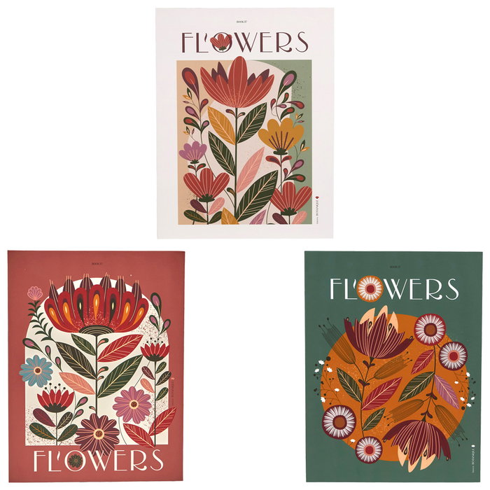 Home Deco Factory Libro-Caja Deco Flowers Herita