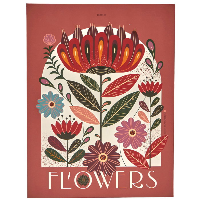Home Deco Factory Libro-Caja Deco Flowers Herita