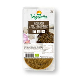 Vegetalia Hamburguesa Vegetal Tofu y Champiñón Bio 160g (2x80g)