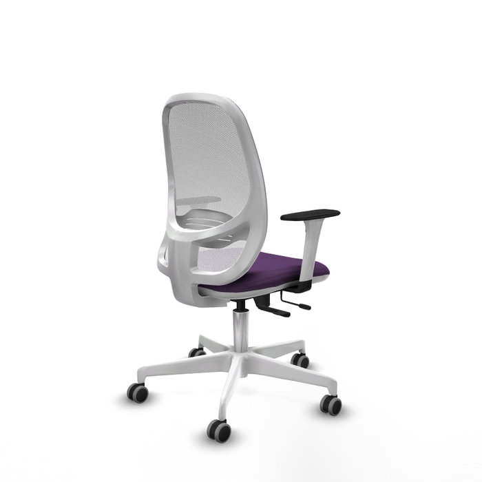 PIQUERAS Y CRESPO Silla de oficina Cilanco Morada y Blanca