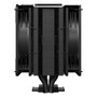 Cooler Master V4 Alpha 3DHP Black | Ventilador CPU, 2 Ventiladores 120 mm, LGA 1700/AM5/AM4, Flujo Aire 107.2 m3/h, Negro