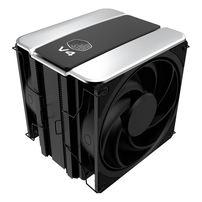Cooler Master V4 Alpha 3DHP Black Negro, Disipador de CPU con 2 Ventiladores de 120 mm Cooler Master V4 Alpha 3DHP Black Negro, Disipador de CPU con 2 Ventiladores de 120 mm
