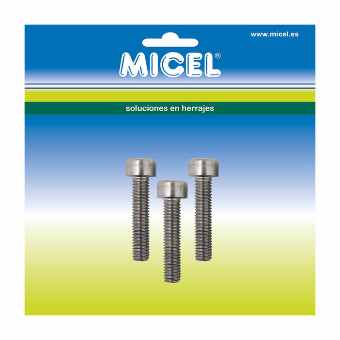 Micel Tornillos para máquina enrollar toldo TLD27 de acero zincado 6 x 30 mm Micel Tornillos para máquina enrollar toldo TLD27 de acero zincado 6 x 30 mm
