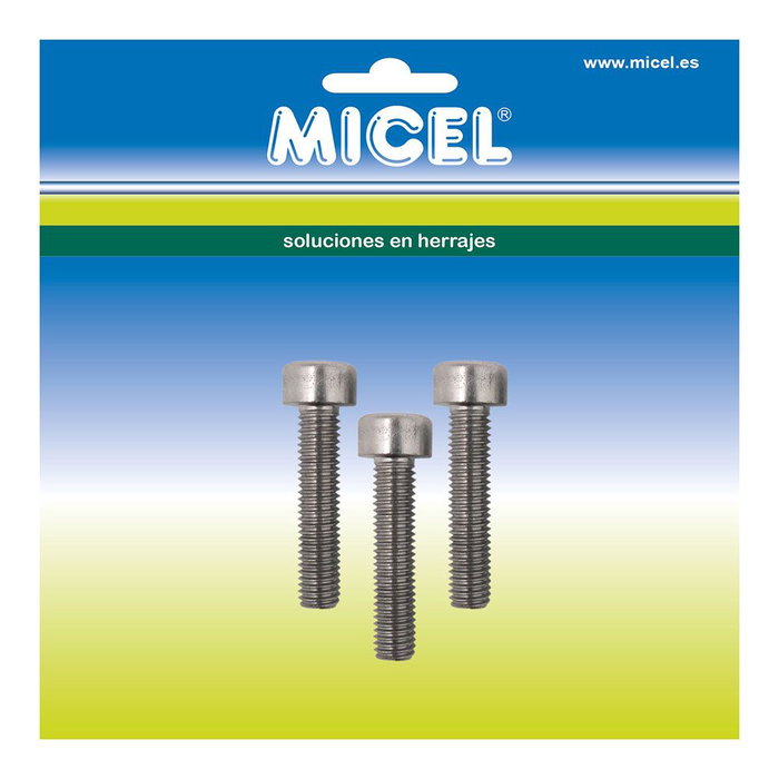 Micel Tornillos Maquina Enrollar Toldo TLD27 6x30mm 92597 Acero Zincado