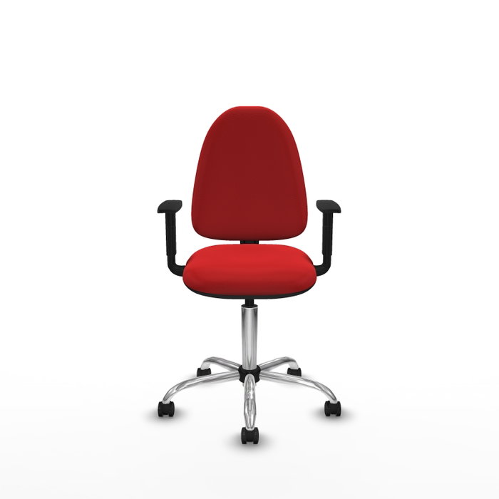PIQUERAS Y CRESPO Silla de oficina Aýna Roja con Brazos 1D PIQUERAS Y CRESPO Silla de oficina Aýna Roja con Brazos 1D