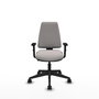 PIQUERAS Y CRESPO Silla de oficina Elche Blanca con brazos 1D
