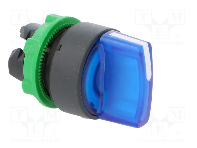 SCHNEIDER ELECTRIC Interruptor Rotativo Harmony XB5 Azul 22mm con LED SCHNEIDER ELECTRIC Interruptor Rotativo Harmony XB5 Azul 22mm con LED