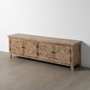 Ixia Mueble de TV de madera de pino para salón 180 x 40 x 55 cm