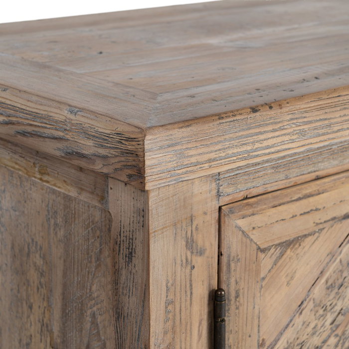 Ixia Mueble de TV de madera de pino para salón 180 x 40 x 55 cm