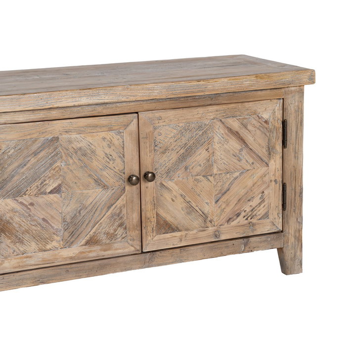 Ixia Mueble de TV de madera de pino para salón 180 x 40 x 55 cm