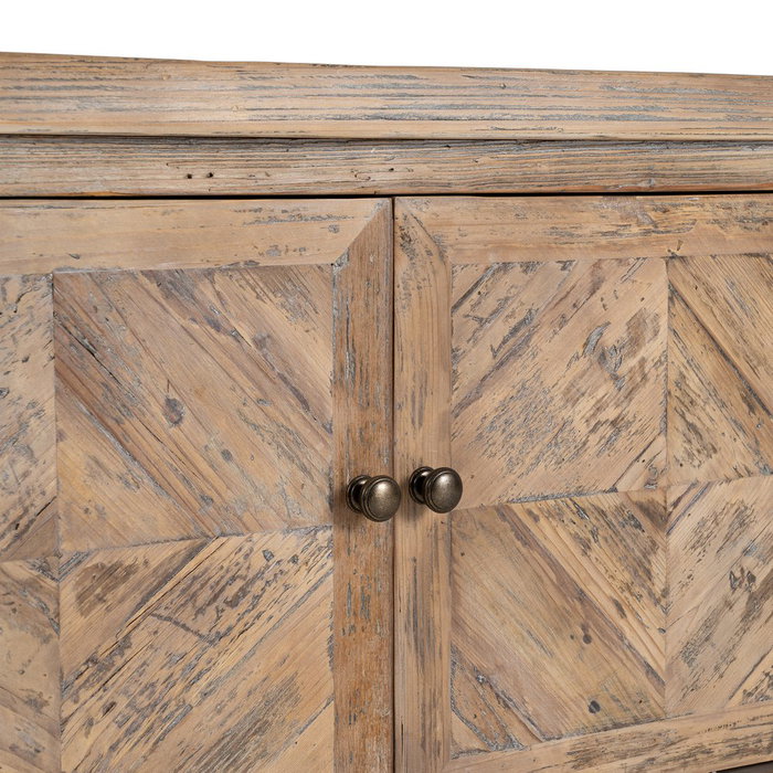 Ixia Mueble de TV de madera de pino para salón 180 x 40 x 55 cm