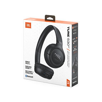 JBL Tune 530BT Auriculares Inalámbricos Bluetooth Supraaurales con Micrófono, Negro