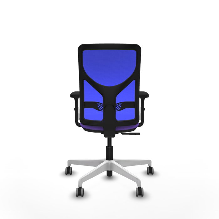 PIQUERAS Y CRESPO Silla de oficina Motilla con mecanismo Sincro, Lila y Azul PIQUERAS Y CRESPO Silla de oficina Motilla con mecanismo Sincro, Lila y Azul