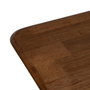 Ixia Mesa de Comedor Marrón-Negro Madera-Metal 180 x 80 x 76 cm