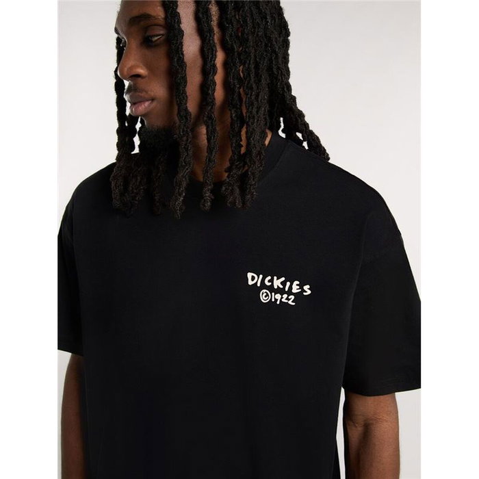 Camiseta de Manga Corta Hombre Dickies Sneedville Ss Negro