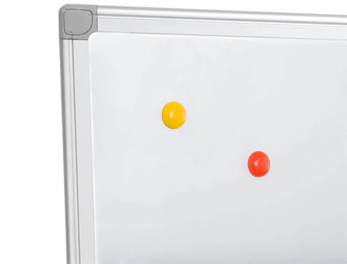 Q-connect Pizarra Blanca Magnética Lacada Marco Aluminio 150x100 cm