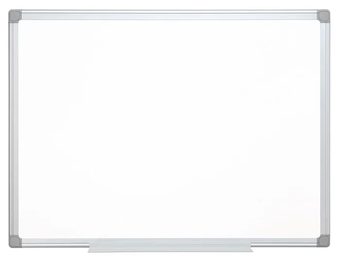 Q-connect Pizarra Blanca Magnética Lacada Marco Aluminio 150x100 cm