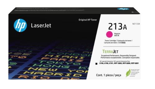 HP 213A Magenta Original LaserJet Toner Cartridge (W2133A) HP 213A Magenta Original LaserJet Toner Cartridge (W2133A)