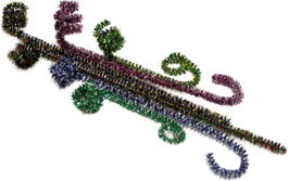 Varitas Flexibles Fixo Kids Con Purpurina 30 Cm.X6 Mm. Verde/Rojo Pack De 50