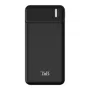 T'nB PBU10000 Power Bank Batería Externa 10000 mAh Negro Polímero Carga Rápida USB-C/Micro-USB 2 Puertos