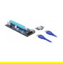 DeLOCK Tarjeta Riser PCI Express x1 a x16 con Cable USB 3.2 de 60 cm - Interno para PC, Color Negro/Azul/Gris, Ref: Delock Riser Karte