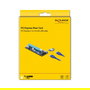 DeLOCK Tarjeta Riser PCI Express x1 a x16 con Cable USB 3.2 de 60 cm - Interno para PC, Color Negro/Azul/Gris, Ref: Delock Riser Karte
