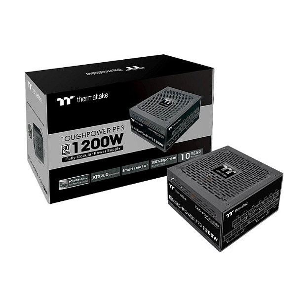 Thermaltake Toughpower PF3 Fuente de Alimentación ATX 3.0 1200W 80 PLUS Platinum Totalmente Modular Thermaltake Toughpower PF3 Fuente de Alimentación ATX 3.0 1200W 80 PLUS Platinum Totalmente Modular