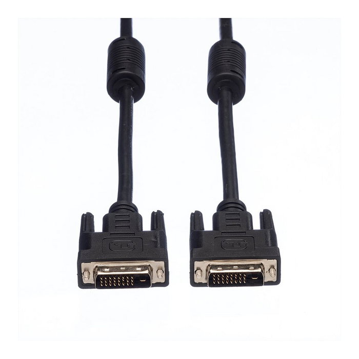 VALUE Cable DVI-D Dual Link 5 metros, DVI-D Macho a Macho 24+1 pines, Plug and Play, Negro VALUE Cable DVI-D Dual Link 5 metros, DVI-D Macho a Macho 24+1 pines, Plug and Play, Negro