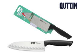 Quttin Cuchillo Santoku Cocina Black 17 cm (24 Unidades)