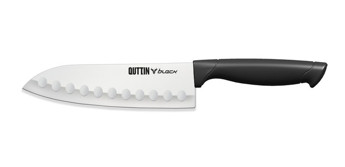 Quttin Cuchillo Santoku Cocina Black 17 cm (24 Unidades) Quttin Cuchillo Santoku Cocina Black 17 cm (24 Unidades)