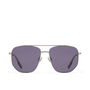 Hawkers Gafas de Sol CAD Aviador Unisex Plateado Montura Acero Inoxidable
