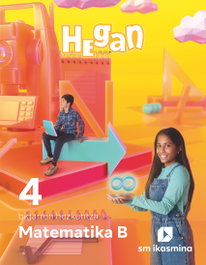IKASMINA Matematika B. 4 bigarren hezkuntza. Hegan, Fernando Alcaide