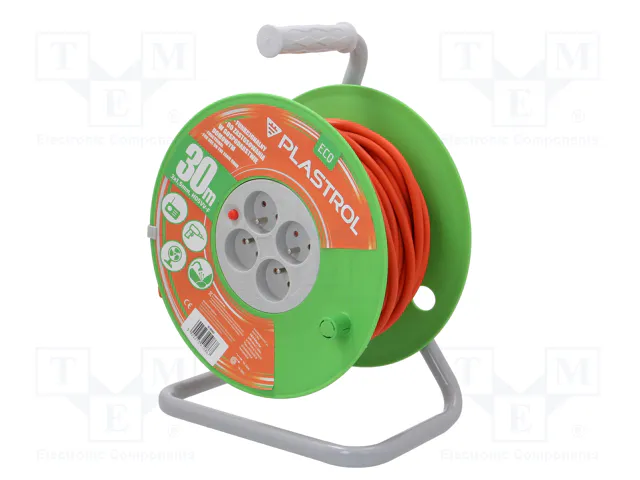 PLASTROL Prolongador de alimentación H05VV-F 3G1,5mm2 30m naranja PLASTROL Prolongador de alimentación H05VV-F 3G1,5mm2 30m naranja