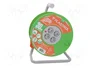 PLASTROL Prolongador de alimentación H05VV-F 3G1,5mm2 30m naranja