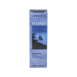 L'Erbolario Periplo Loción Desodorante Fresca Sin Gas 100ml con Romero y Vitamina E