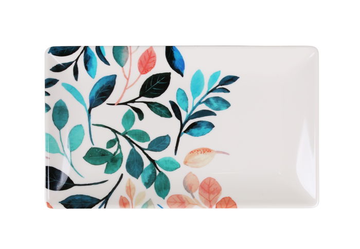 Alba Bandeja Melamina Brillo 25 cm x 15 cm x 2 cm (12 Unidades)