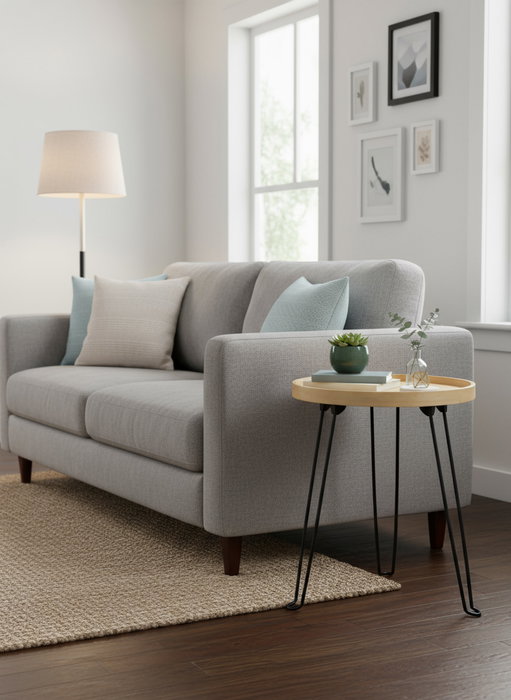 Inde Mesa Auxiliar de Centro Plegable Moblekit, 40.9 cm de Largo x组织形式 42 cm de Alto x 9.6 cm de Ancho (4 Unidades)