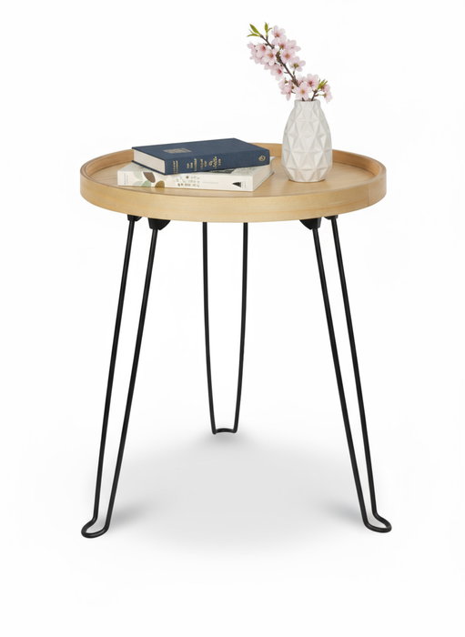 Inde Mesa Auxiliar de Centro Plegable Moblekit, 40.9 cm de Largo x组织形式 42 cm de Alto x 9.6 cm de Ancho (4 Unidades)