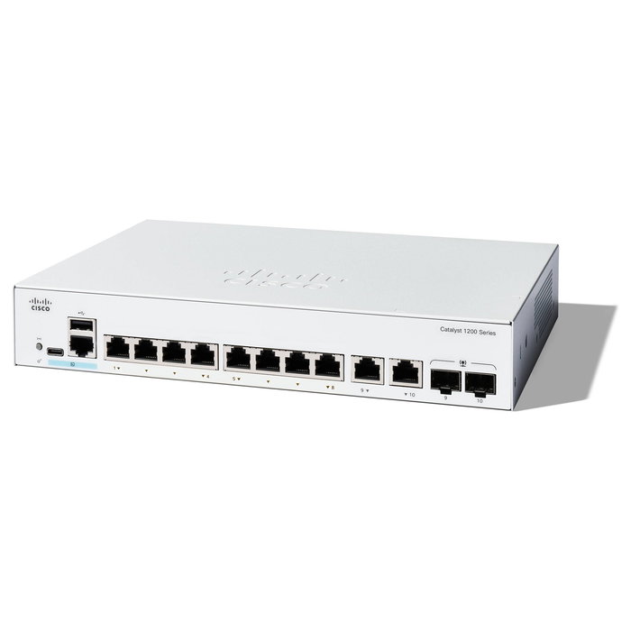 Cisco CATALYST 1200 Switch Gestionado L2 8-Port GE Ext PS Cisco CATALYST 1200 Switch Gestionado L2 8-Port GE Ext PS