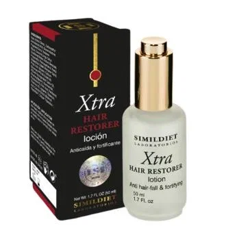 Simildiet Xtra Hair Restorer Loción Anticaída Cabello 50Ml - Fortalece, Previene Caída y Recupera Calidad Cabello y Ceja Simildiet Xtra Hair Restorer Loción Anticaída Cabello 50Ml - Fortalece, Previene Caída y Recupera Calidad Cabello y Ceja