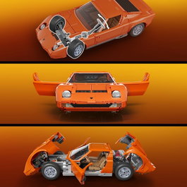 Mattel Hot Wheels Construcción Premium Lamborghini '71 Miura P400 SV 1:12