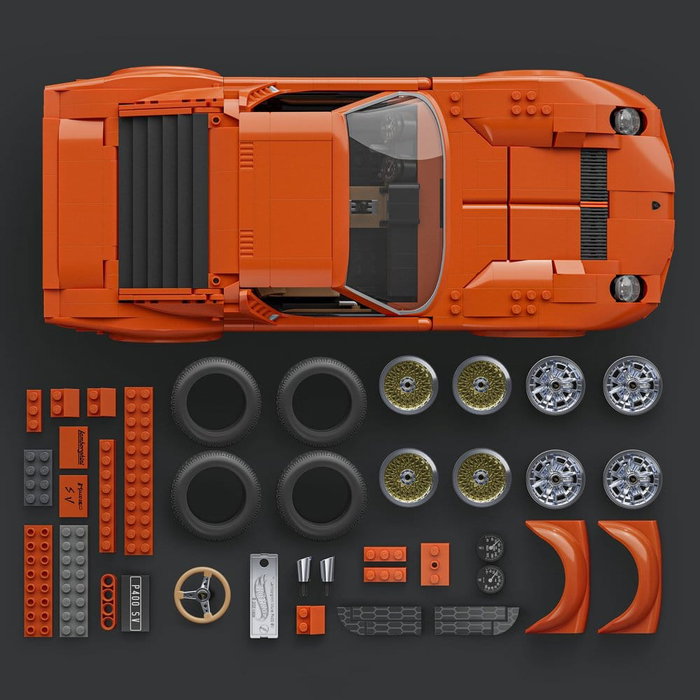 Mattel Hot Wheels Construcción Premium Lamborghini '71 Miura P400 SV 1:12
