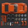 Mattel Hot Wheels Construcción Premium Lamborghini '71 Miura P400 SV 1:12