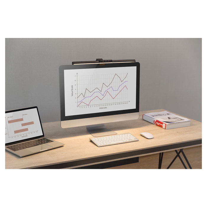Digitus Lámpara LED para Monitor con Pinza Negra
