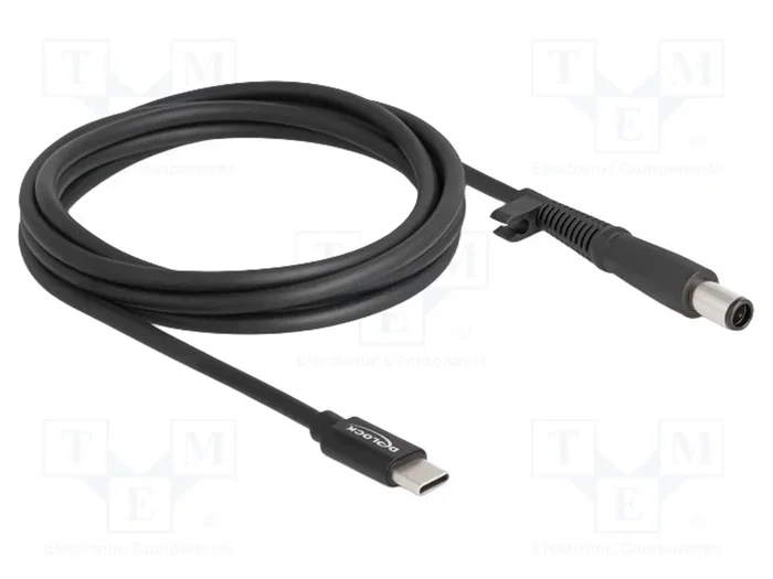 DeLOCK Cable de carga USB Type-C™ a HP 7,4 x 5,0 mm, 1,5 m DeLOCK Cable de carga USB Type-C™ a HP 7,4 x 5,0 mm, 1,5 m