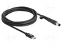 DeLOCK Cable de carga USB Type-C™ a HP 7,4 x 5,0 mm, 1,5 m
