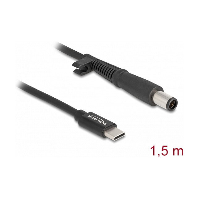 DeLOCK Cable de carga USB Type-C™ a HP 7,4 x 5,0 mm, 1,5 m DeLOCK Cable de carga USB Type-C™ a HP 7,4 x 5,0 mm, 1,5 m