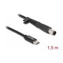 DeLOCK Cable de carga USB Type-C™ a HP 7,4 x 5,0 mm, 1,5 m